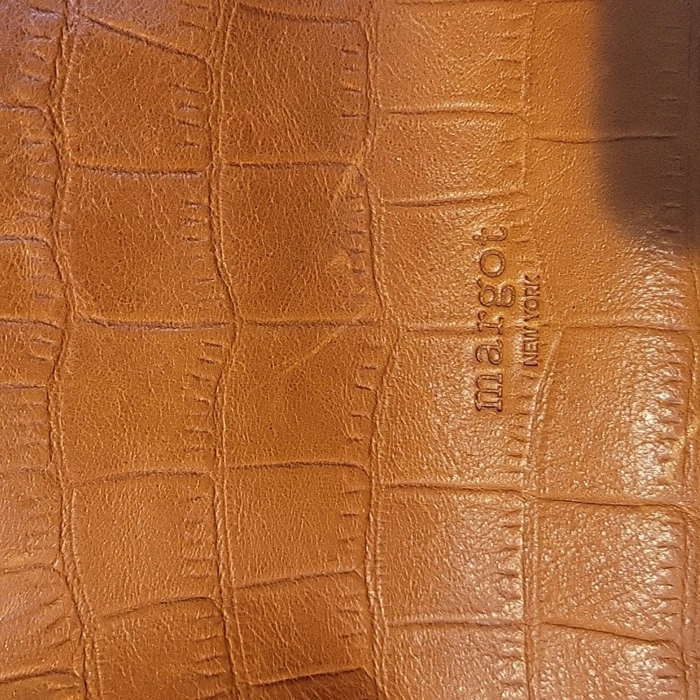 MARGOT LEATHER SHOULDER BAG TAN/BROWN - Picture 3 of 16